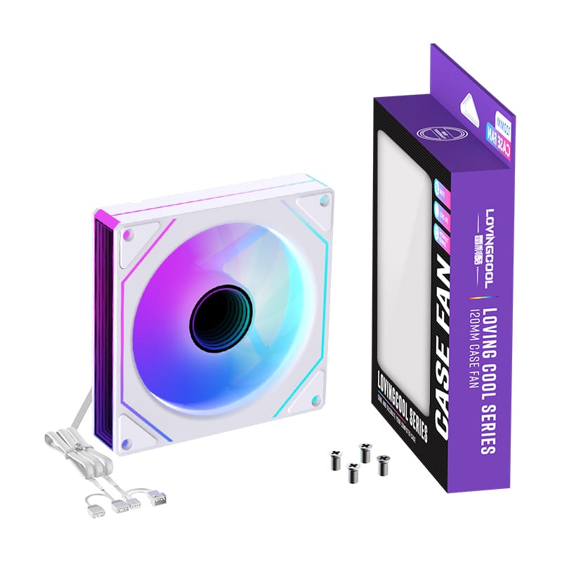 LOVING COOL PJ 1200 ARGB FAN WHITE REVERSE thumbnail 5