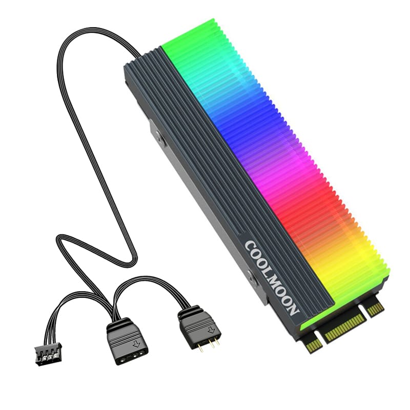 COOL MOON ARGB NVME HEAT SINK thumbnail 2