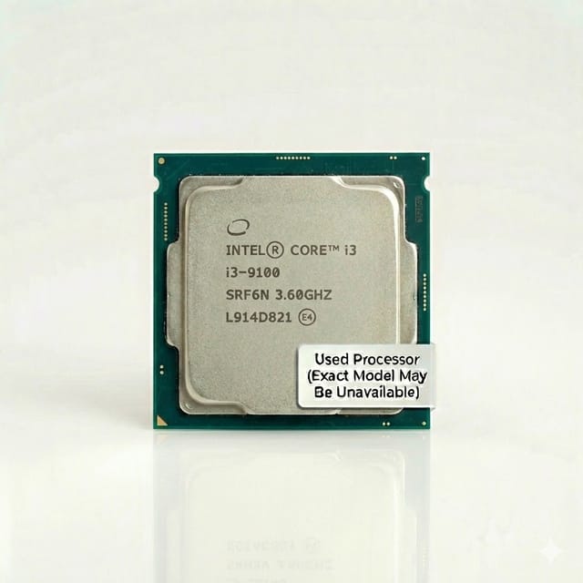 Intel i3 9xxx Processor Used