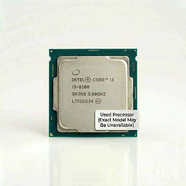 Intel i3 8xxx Processor Used