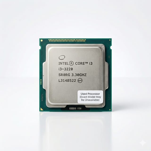 Intel i3 3xxx Processor Used