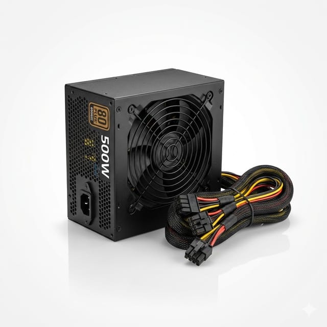 500W 80+ Dual 8 Pin POWER SUPPLY