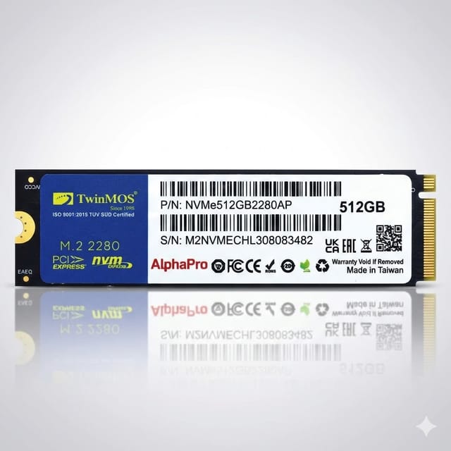 TWINMOS 512GB M.2 NVME NEW