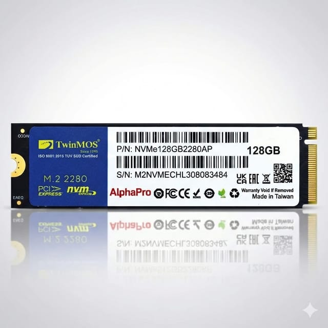 TWINMOS 128GB M2 NVME NEW