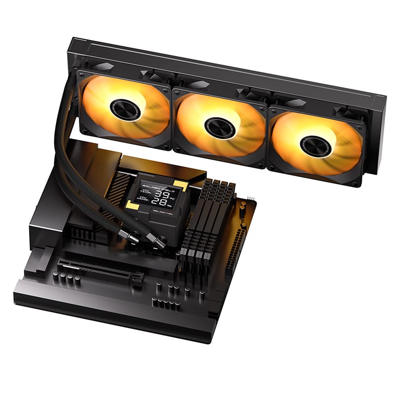 GOLDEN FIELD AV 360 LIQUID COOLER BLACK