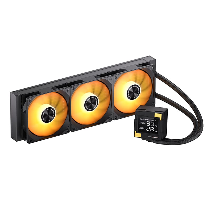 GOLDEN FIELD AV 360 LIQUID COOLER BLACK thumbnail 3