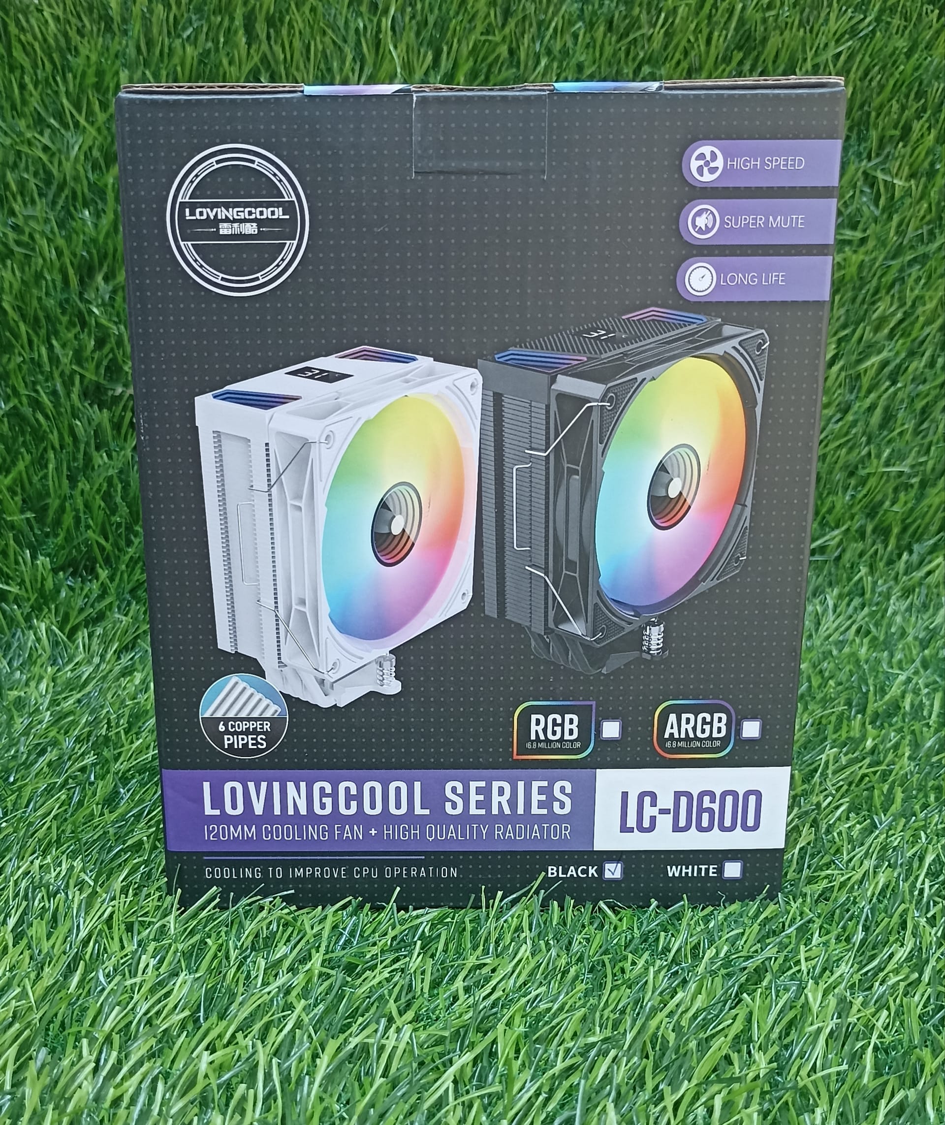 LOVING COOL LCD600 4P TOWER COOLER BLACK - Image 1