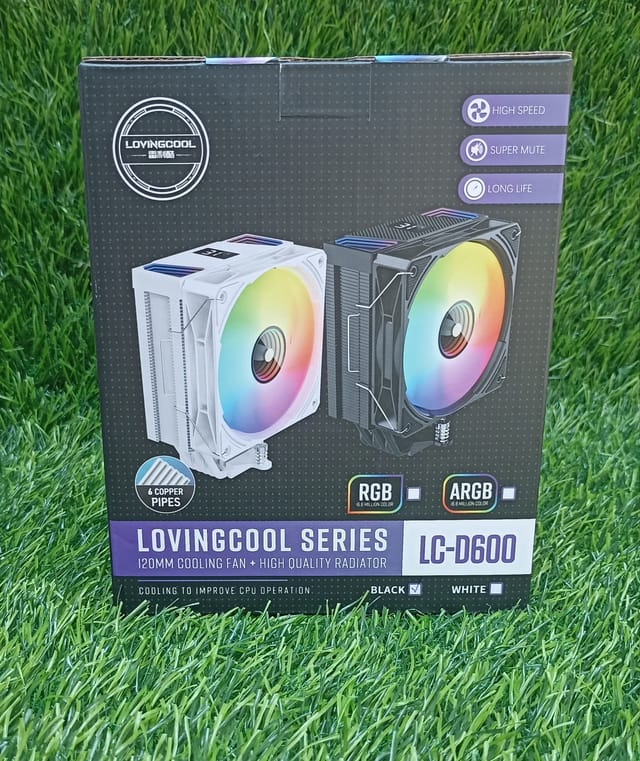 LOVING COOL LCD600 4P TOWER COOLER BLACK