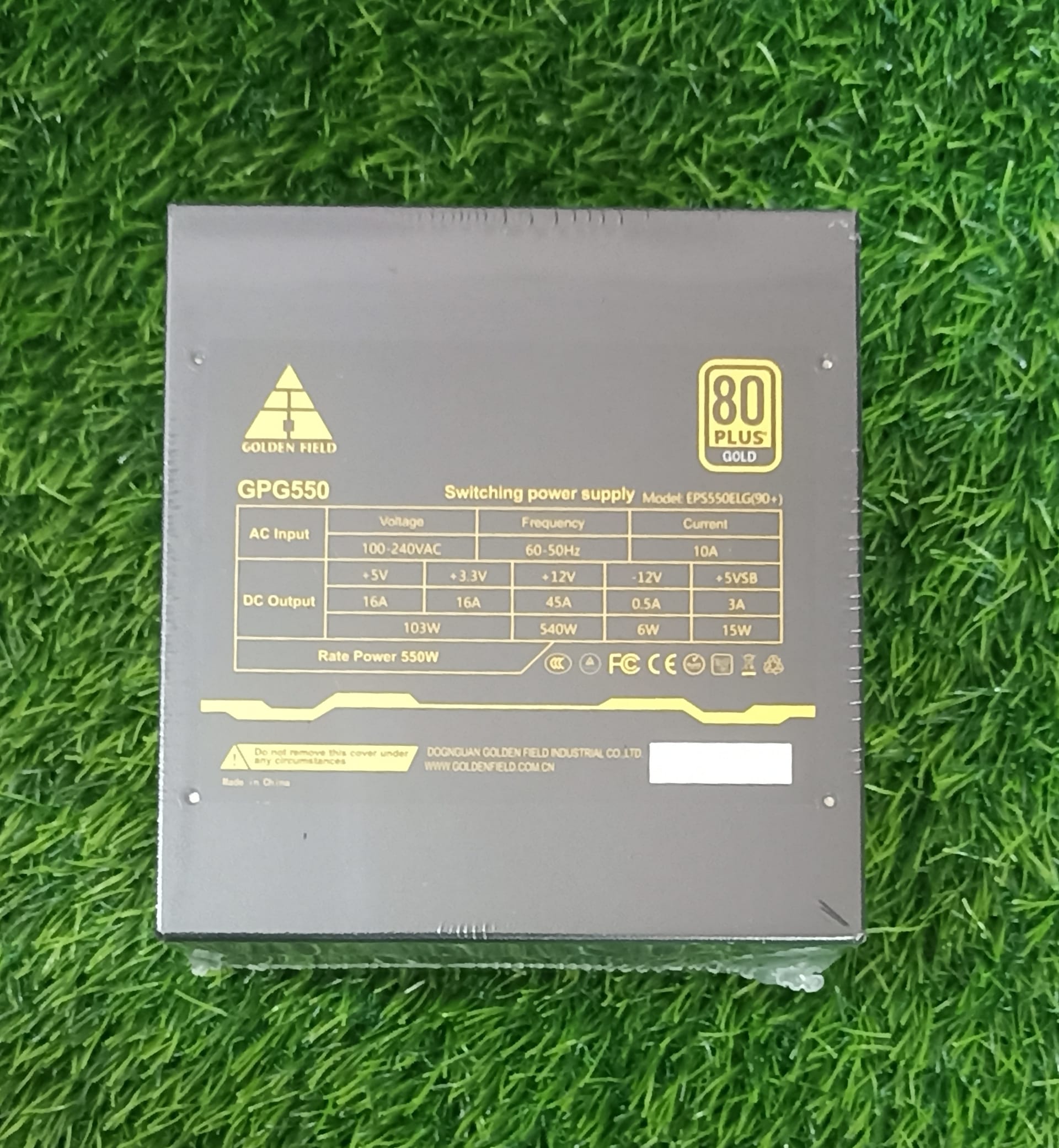 GOLDEN FIELD GPG550 80+ FULL MODULAR POWER SUPPLY - Image 1