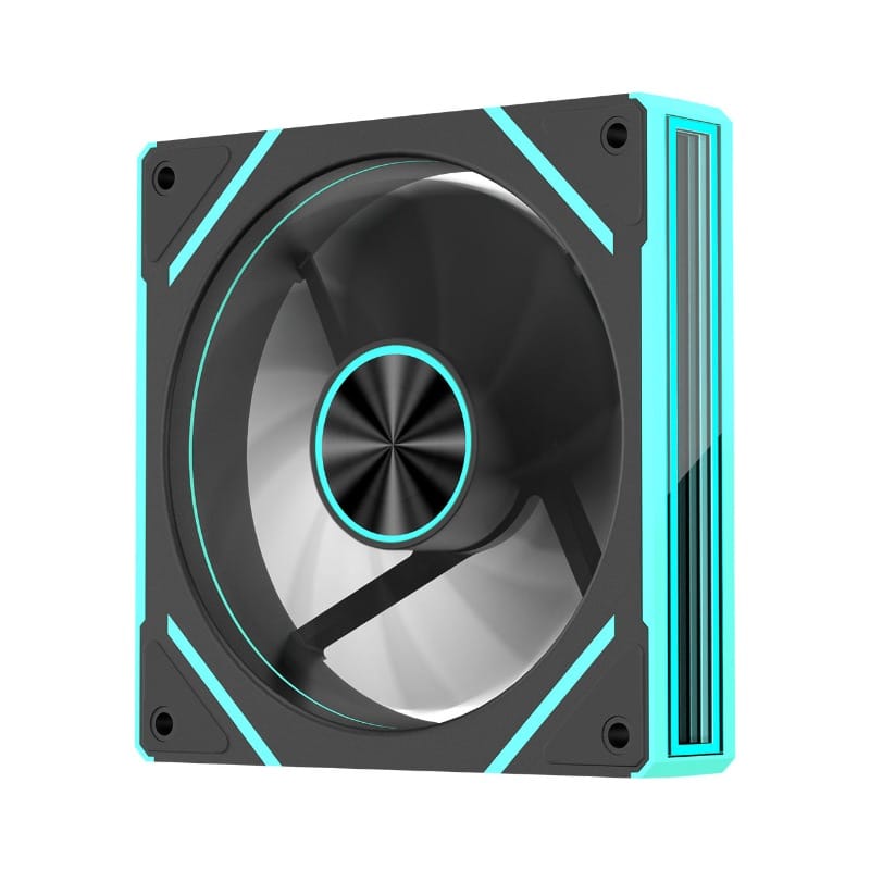 COOL MOON PRISM 8 PRO ARGB FAN BLACK FOWARD