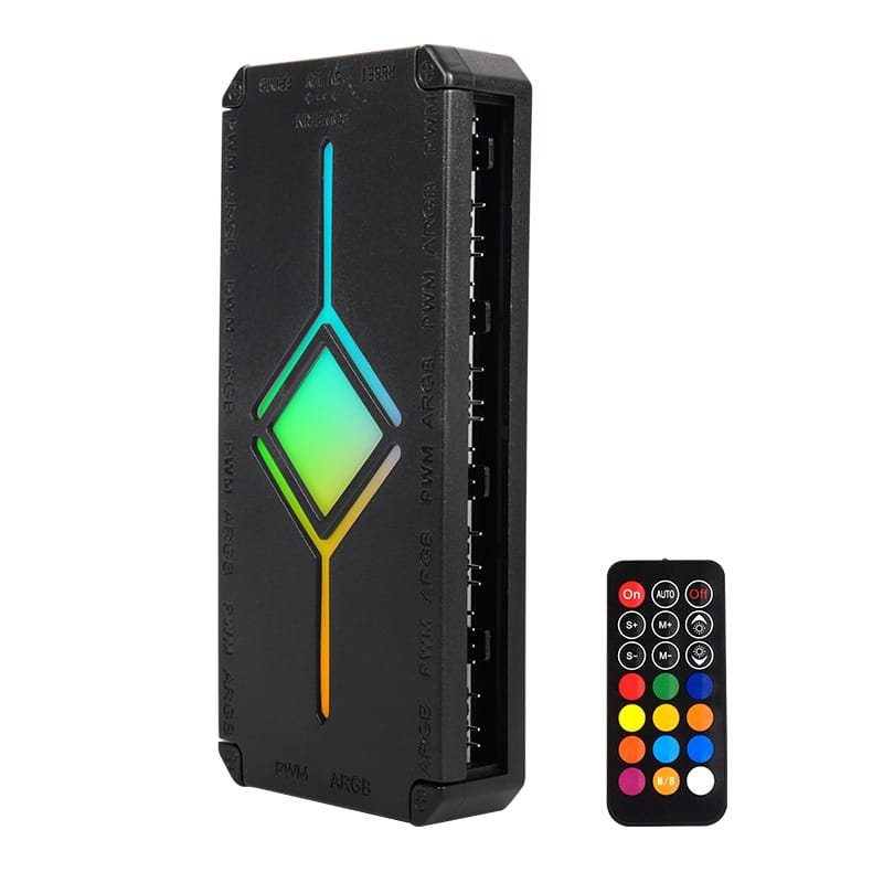 Golden Field 3 Pin ARGB Controller Black - Image 1