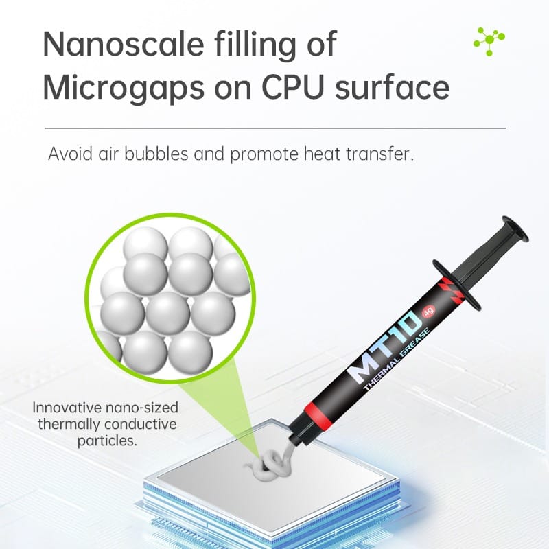 COOL MOON MT10 2g Thermal Paste 18.8W/mK (VGA,Motherboard etc.) thumbnail 3