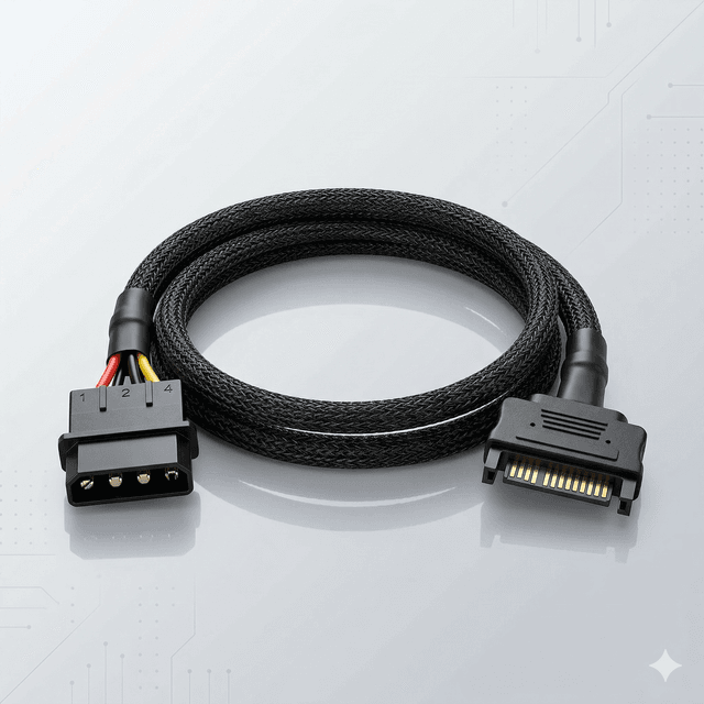 Molex To SATA Power Cable